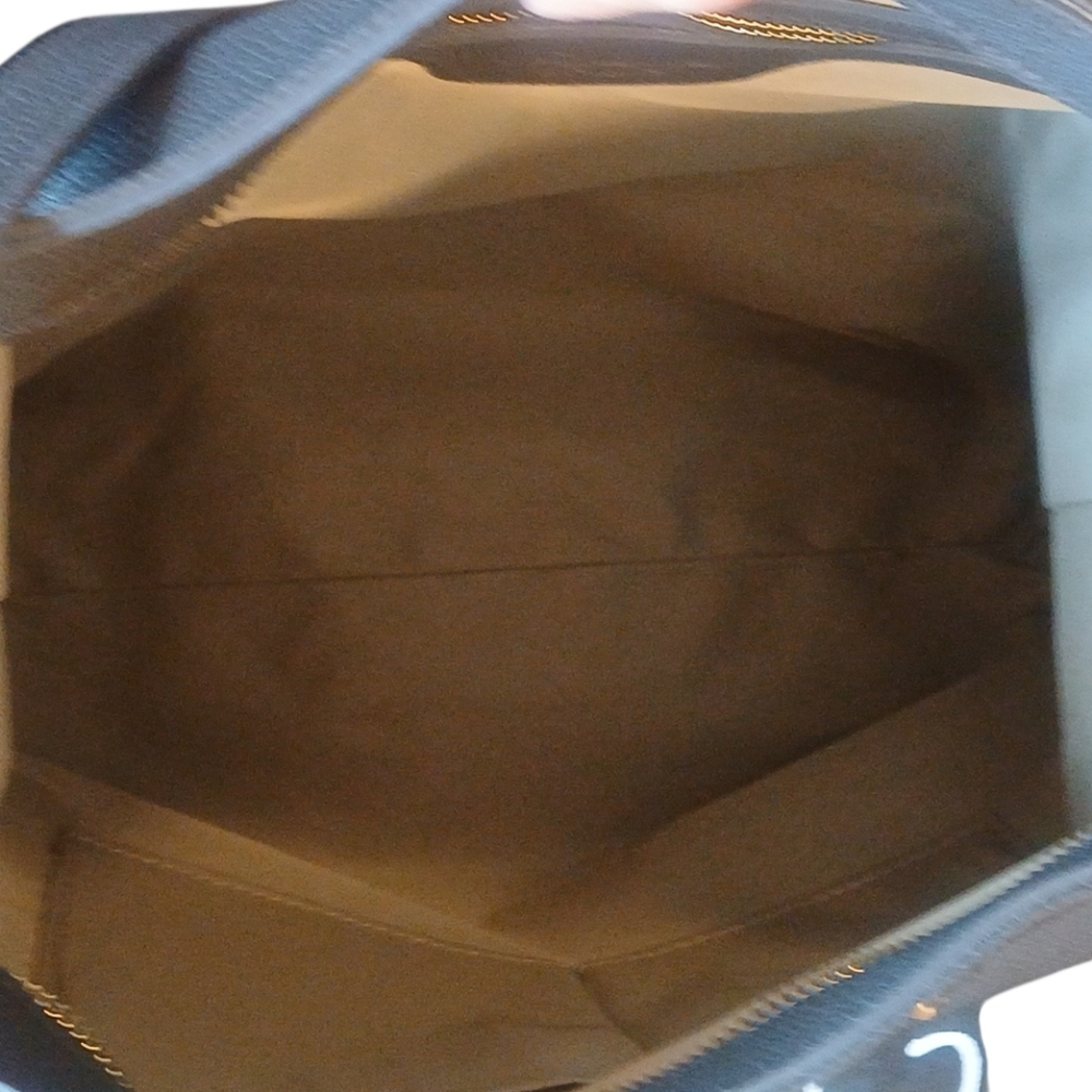 Paolina -Genuine Leather Shoulder Bag, NWT, Gray, 2 Open/1 Large Zippered Pocket - Picture 12 of 14
